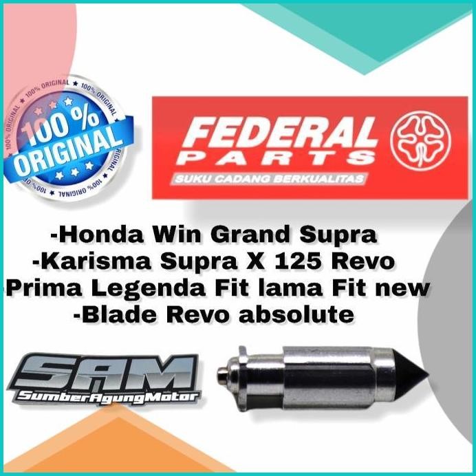 JARUM PELAMPUNG KARBU HONDA WIN GRAND KARISMA SUPRA X 125 ORI FEDERAL