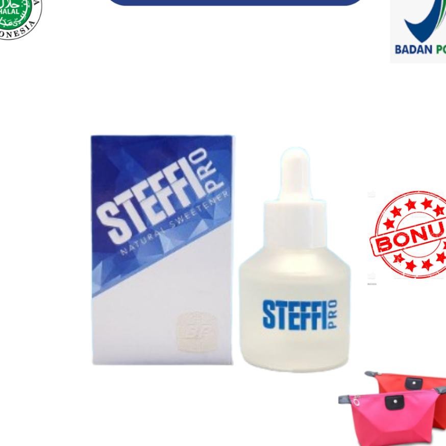 

Steffi Pro Pemanis Ala Gula 300X Lebih Manis Dari Gula Bahan Ala Ekstrak Daun Stevia