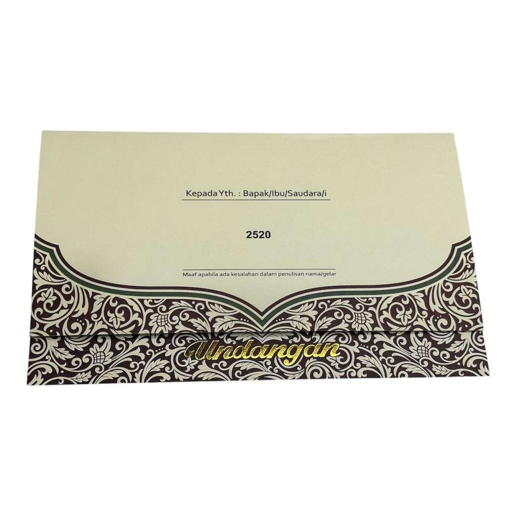 ERBA 2520 Undangan Blangko