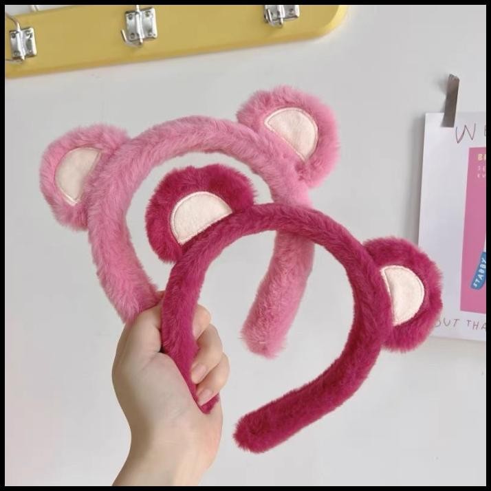 Bando Lotso Beruang Merah Toy Story Headband Hairband Aksesoris Rambut