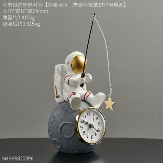 

Astronaut Desk Clock / Jam Weker Meja Anak Analog Astronot Lucu Unik Glm