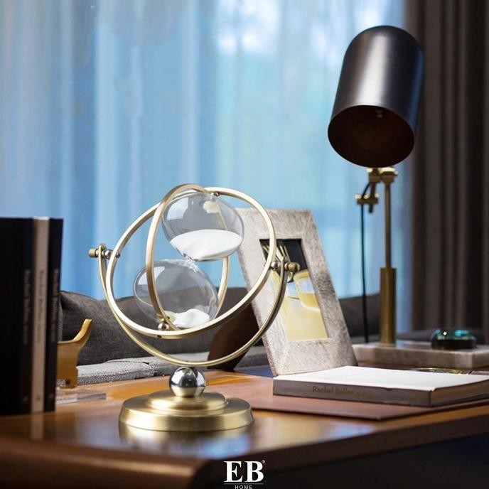 

Pajangan Jam Pasir Meja Kantor / Classic Glasshour EB Home 692/1-4 Glm