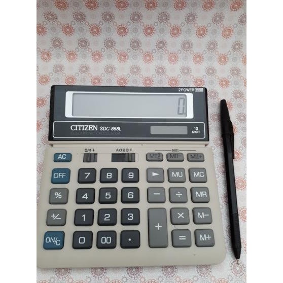 

Sale Kalkulator Citizen SDC 868L/Calculator 12 digit Citizen SDC-868L Termurah