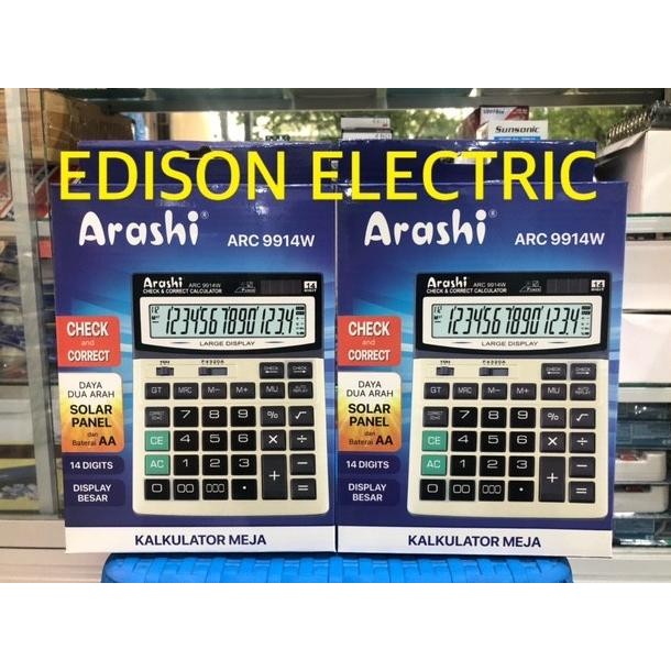 

io-98 ARASHI CALCULATOR ARC 9914W Termurah