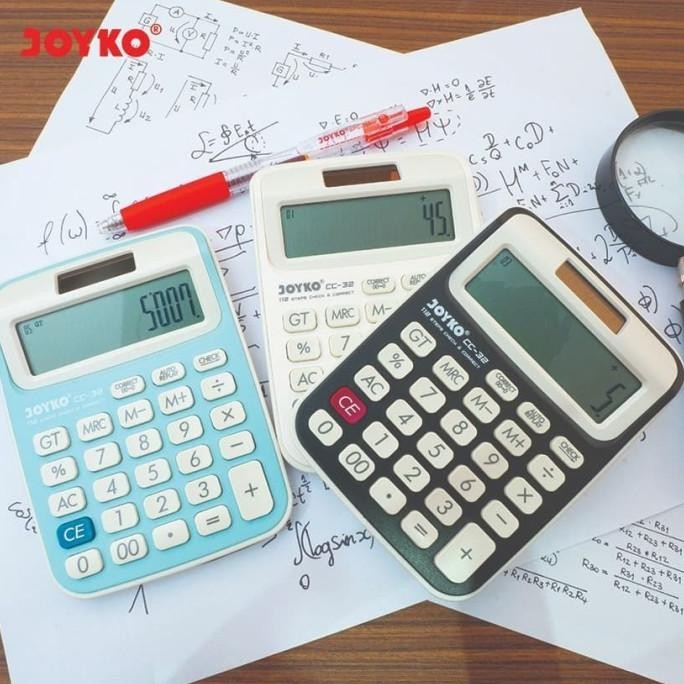 

Special Promo Calculator / Kalkulator Joyko CC-32 / 12 Digits (Check Correct) Original