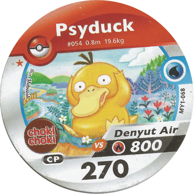 Kartu Pokemon Medalion Choki Choki Psyduck