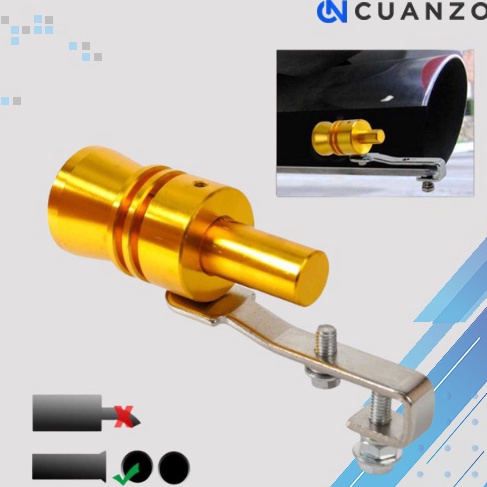 (♫/♫A5C> Penyiul Siul Turbo Palsu Kenalpot Kenalpot Nalpot Mobil Bensin Truk Sepeda Motor Rancing / 