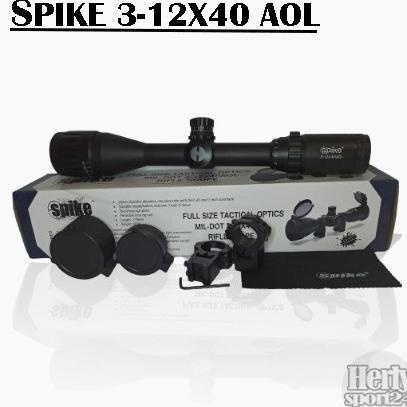TELESKOP SPIKE 3-12X40 AOL / TELESCOPE SPIKE 3-12X40 AOL TAHAH GETAR