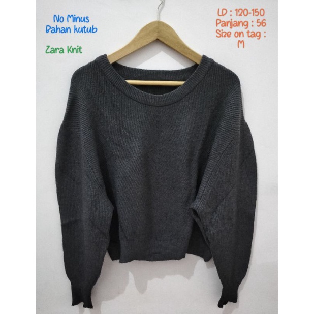 Sweater Zara Knit Batwing