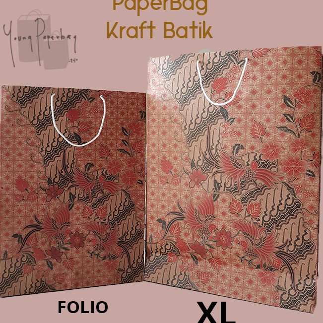 

Pasti Murah➶ Paper Bag / Tas Kertas Batik motif Burung Murah - MERAH (1 lusin=12 pcs) R91 ✶