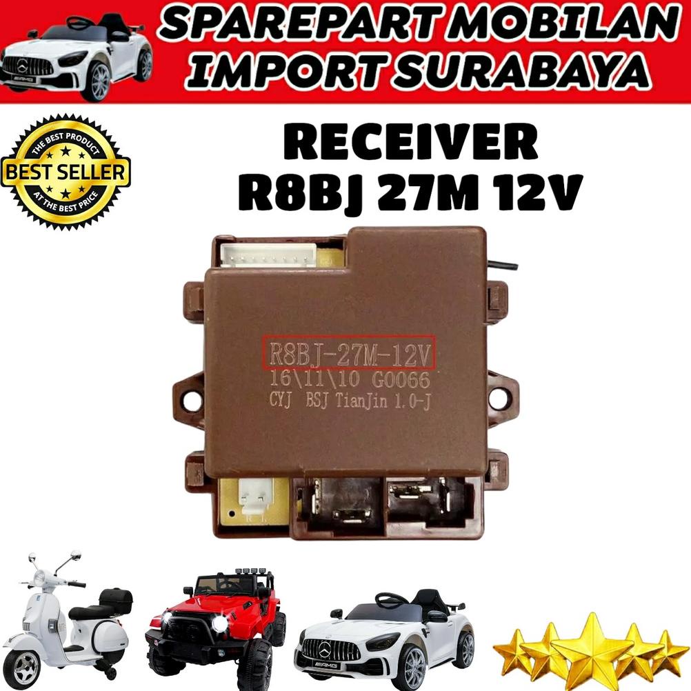 UDI539 Transmiter Receiver R8BJ 27M 12V modul frekuensi 27MHz Mobil mainan rastar reciver sparepart 