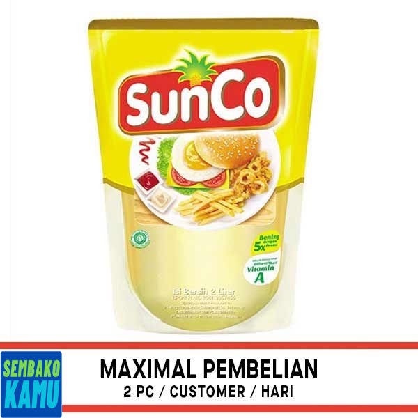 

Sunco Cooking Oil Refill 2 Liter - Minyak Goreng