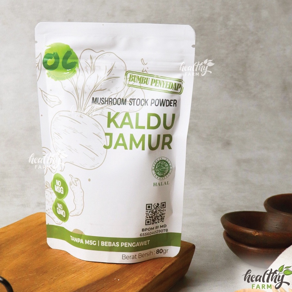 

☈➸❋✦ Organic Center Kaldu Jamur NO MSG / Kaldu Vegan / Vegan Stock Powder 80g