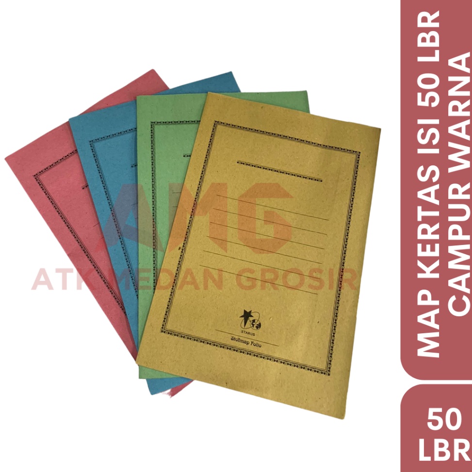 

[CODE BARANG 719DGR] MAP KERTAS 1 BUNGKUS 50 LEMBARr CAMPUR WARNA 240