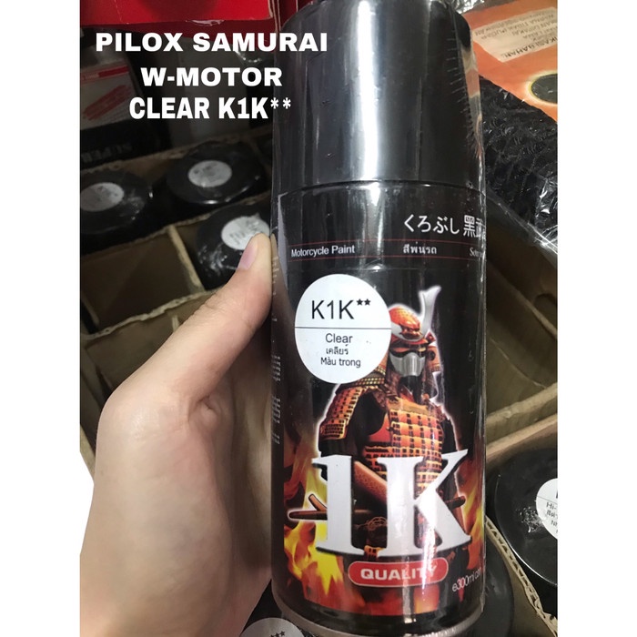 Terlaris Pilox Samurai Clear K1K** Anti Gores (Cat Untuk Pernis) 300 Ml