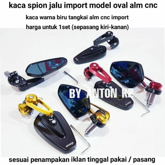 Kaca Spion Jalu Oval Variasi Motor Jupiter Mx New 135/Mx King 150/Gtr
