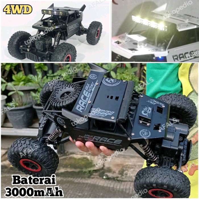 Bestseller Mobil Remote Rock Crawler Offroad 4Wd Mainan Mobil Rc Skala 1:18