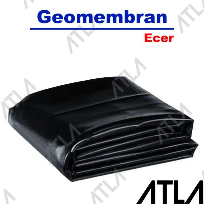 ] Plastik Geomembran Hitam Geomembrane HDPE Terpal Kolam Ikan Koi Lele