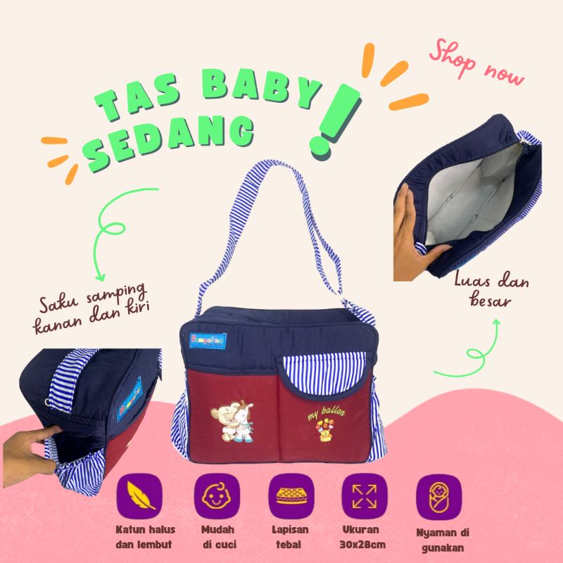Tas Bayi BESAR Jumbo murah Tas perlengkapan bayi tas popok Diaper Bag Tas  Tas Susu Tas Baju Bayi Ce