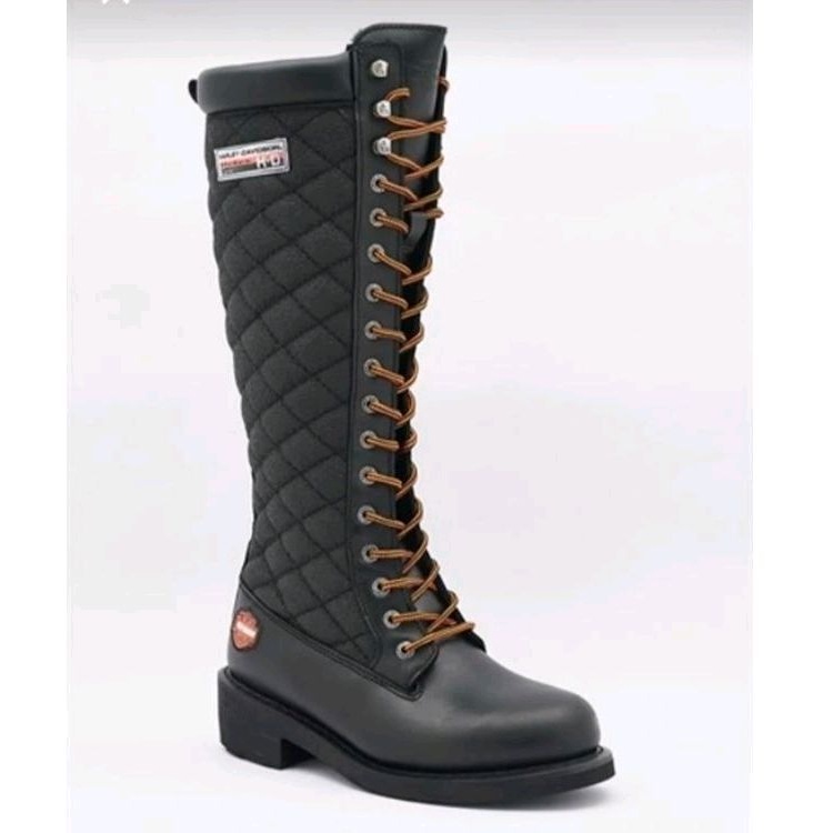 Sepatu boots wanita harley davidson keren original