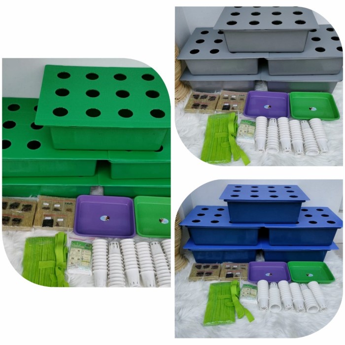 Bestseller Paket Hidroponik Set60 LubangPaket Hidroponik Pemula Lengkap