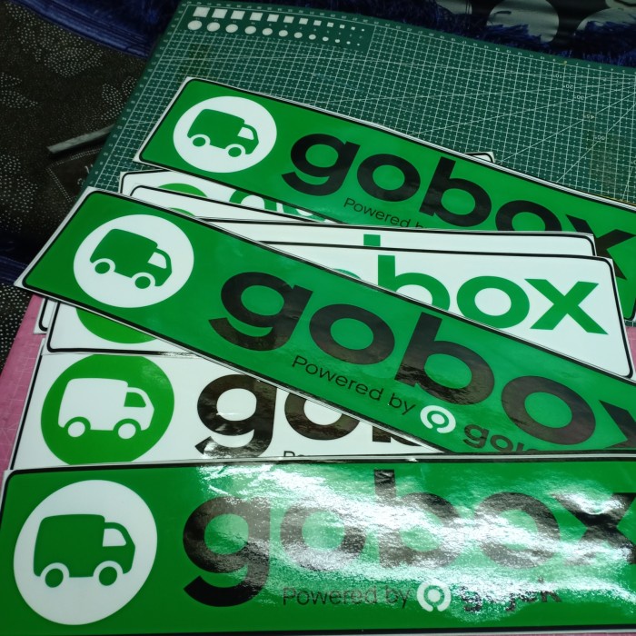 [Ready] Sticker/Stiker Gobox 10 X 40 Glossy [N9M8]