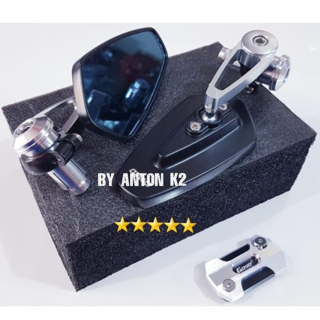 Spion Jalu Oval/Bar End Variasi Motor Beat Fi/Beat Deluxe/Vario Karbu