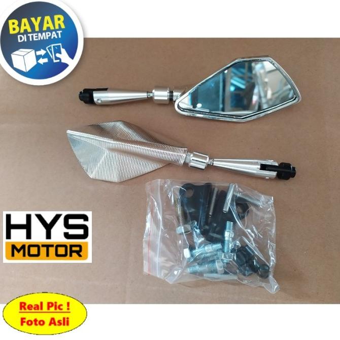 Kaca Spion Motor Variasi Tomok Lipat V2 Rizoma Custom Rx King Beat