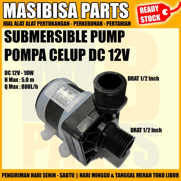 DINAMO PUMP / POMPA CELUP / SUBMERSIBLE 12V AQUARIUM / HIDROPONIK