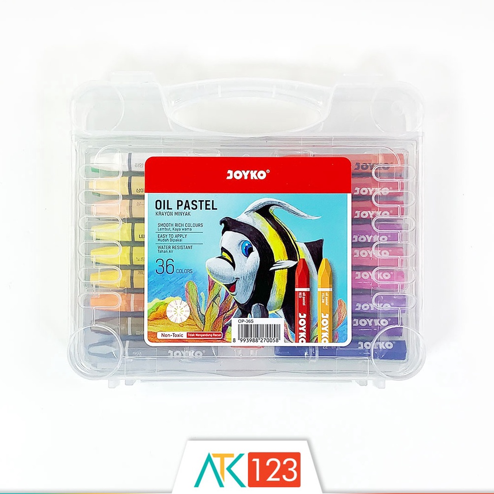 

Wow Murah Meriah.. Krayon / Crayon Titi Joyko 36 Oil Pastels OP-36S KAY