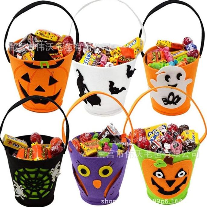 

Tas Labu Trick Or Treat Murah Kantong Souvenir Halloween Anak Dekor Stok Terbatas