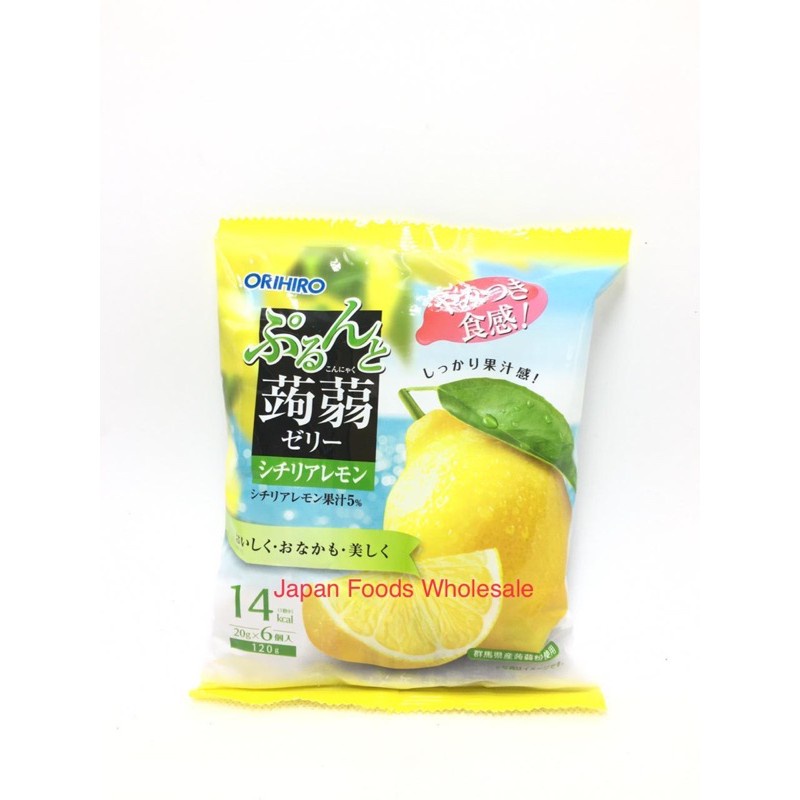 

Hiro Lemon Konjaku Pouched Jelly 120Gr / Jelly Jepang / Celan I