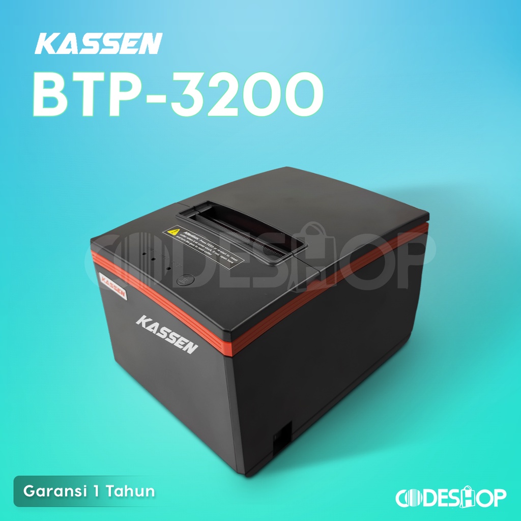 PRINTER BLUETOOTH THERMAL KASSEN BT-P3200 / BTP 3200 ORIGINAL GARANSI