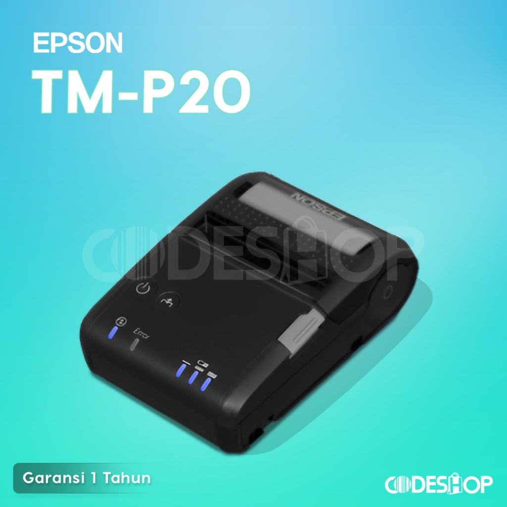 Mobile POS Printer Epson TM-P20 Mini Thermal Print Wifi & Bluetooth
