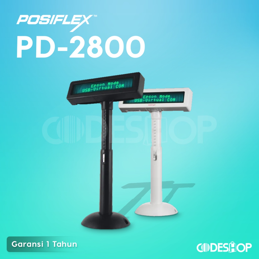 PROMO CUSTOMER DISPLAY KASIR POSIFLEX PD2800 PD.2800