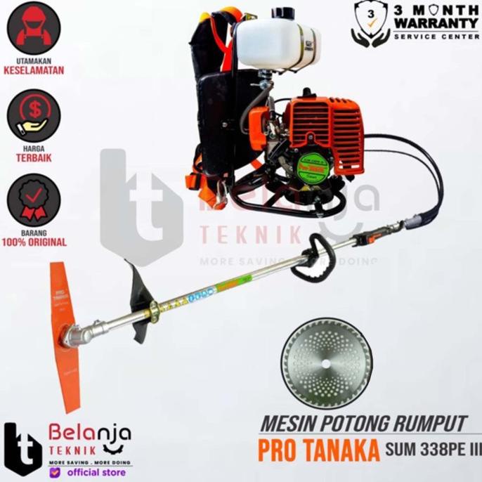 Pro Tanaka Mesin Potong Rumput Pro Sum 338 Pe Iii Brush Cutter Sum338