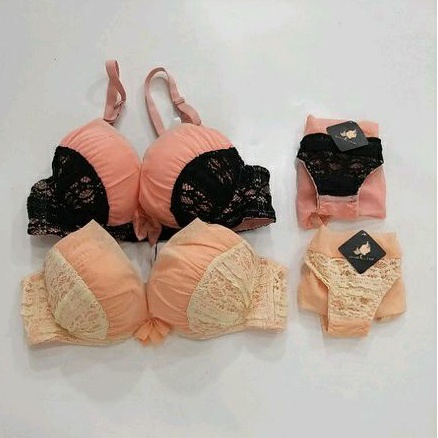 Push up bra set renda bh dan celana dalam setelan bra sexy art.2059