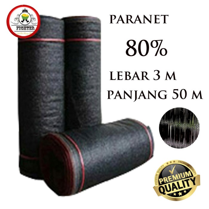 Terlaris Paranet 80% Lebar 3 M Rol / Shading Net / Jaring Tanaman