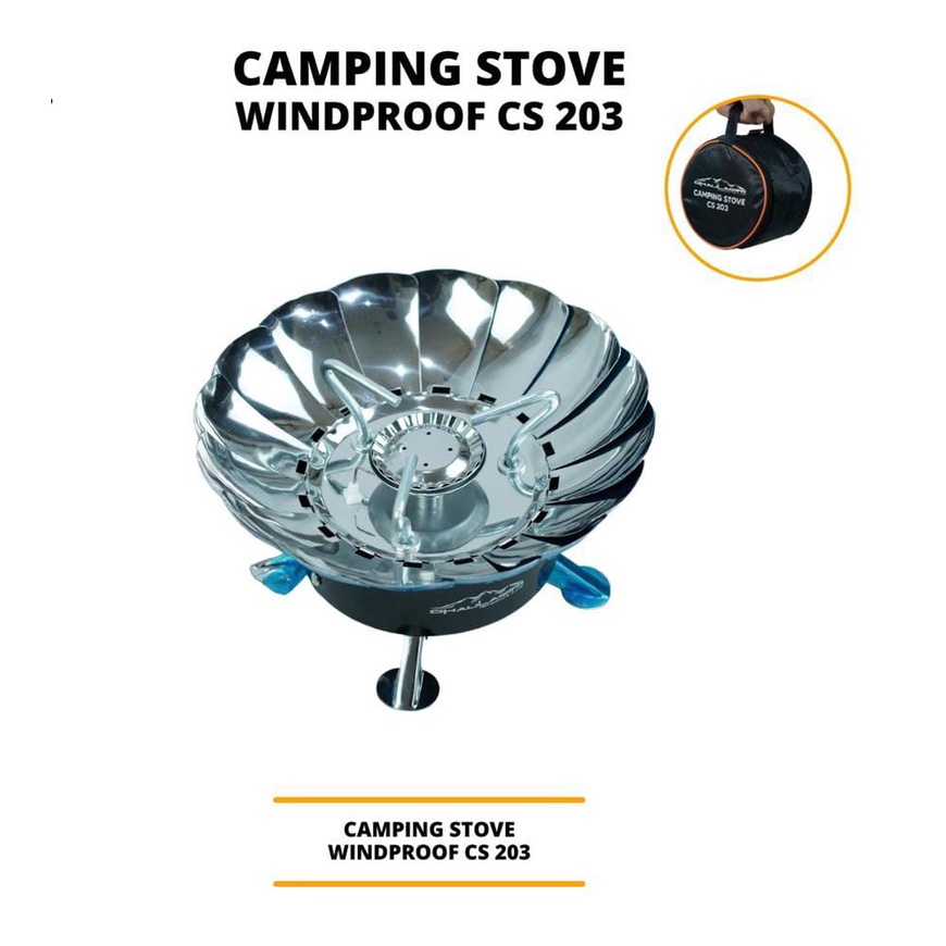 ↓ [COD] Kompor Camping Dhaulagiri Stove CS-203 - Kompor kemping windproof - kompor dhaulagiri - komp