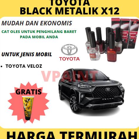 CAT MOBIL HITAM VELOZ BLACK METALIK CAT OLES PENGHILANG BARET