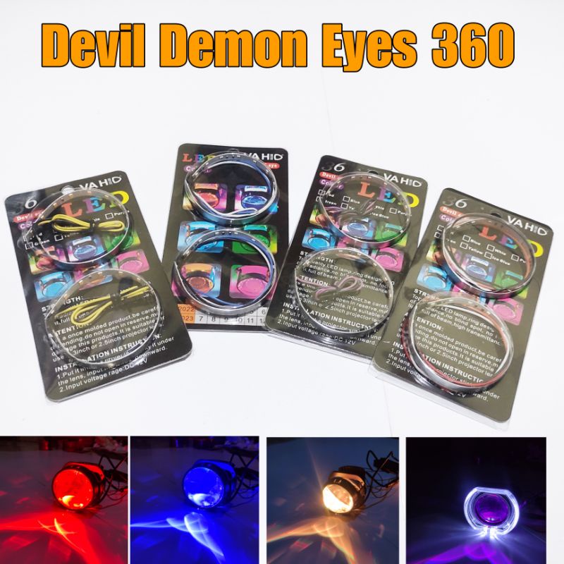 Devil Demon Eyes 360 Projie Projector Biled