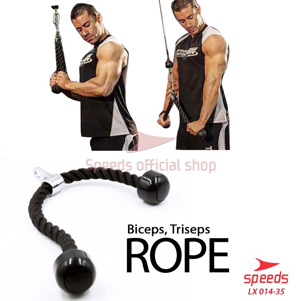 ➬ SPEEDS Tali Pull Rope untuk Olahraga/Melatih Otot Tricep Rope 014-35 q6gqr
