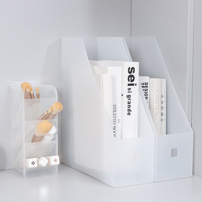 

(Q7㊛/R☆] Inaso File Organizer Box Tempat File Dokumen Majalah Odner Bindex Putih Kotak Organiser Kertas Desktop Storage Box File Magazine Keeper HRM335/ treending..!