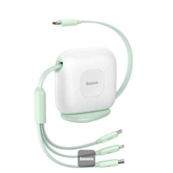 Baseus 3in1 Retractable Cable Fast Charger 100W Suitable For Apple