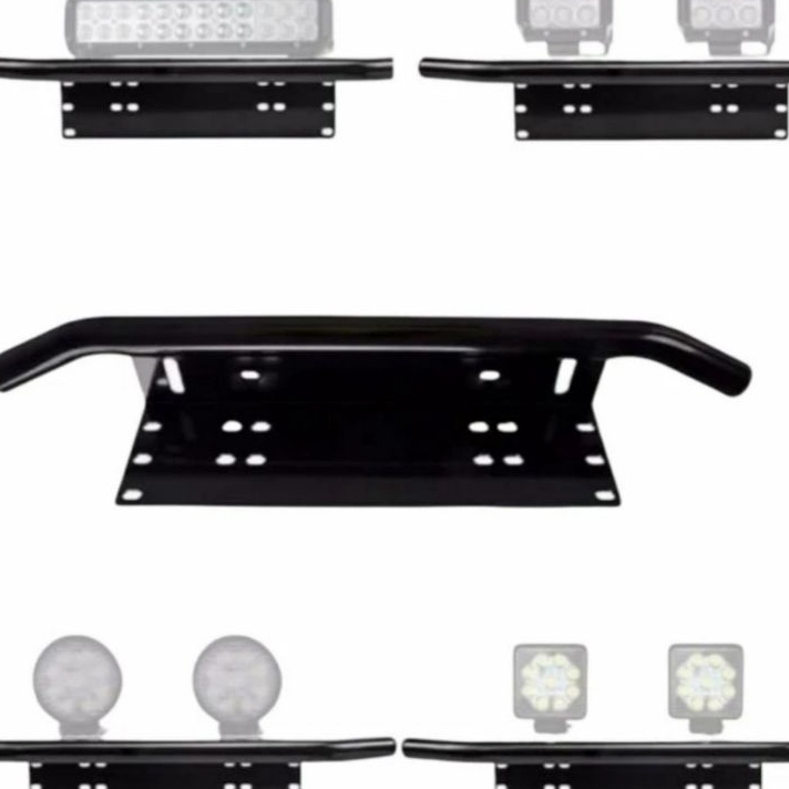 Terlaku Dudukan/ tatakan plat nomor mobil, cover plat nomor besi/ lampu tembak.
