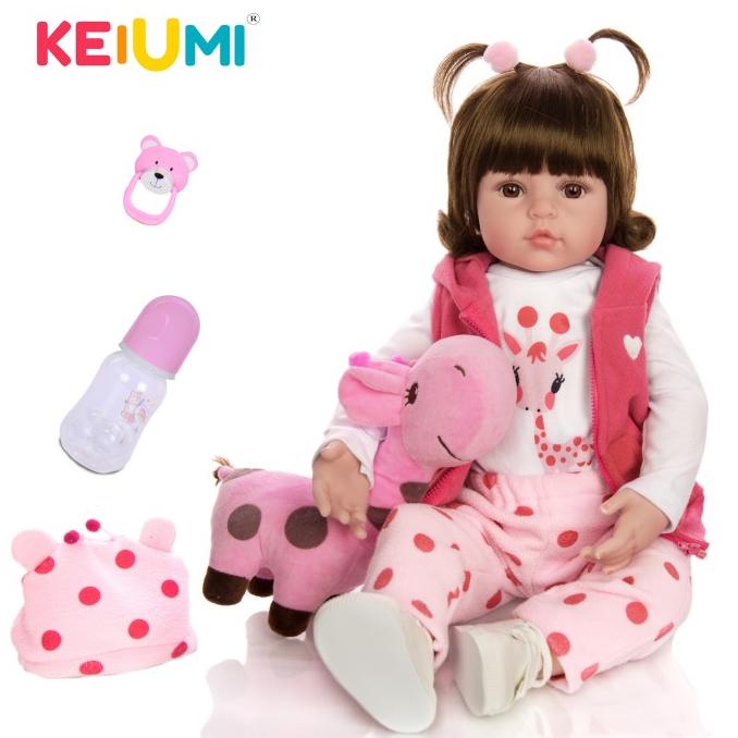 Boneka Bayi bayian Mainan anak Mainan Baby Doll Reborn bahan silikon