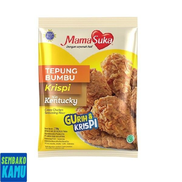 

Mamasuka Tepung Bumbu Ala Kentucky 210 gr