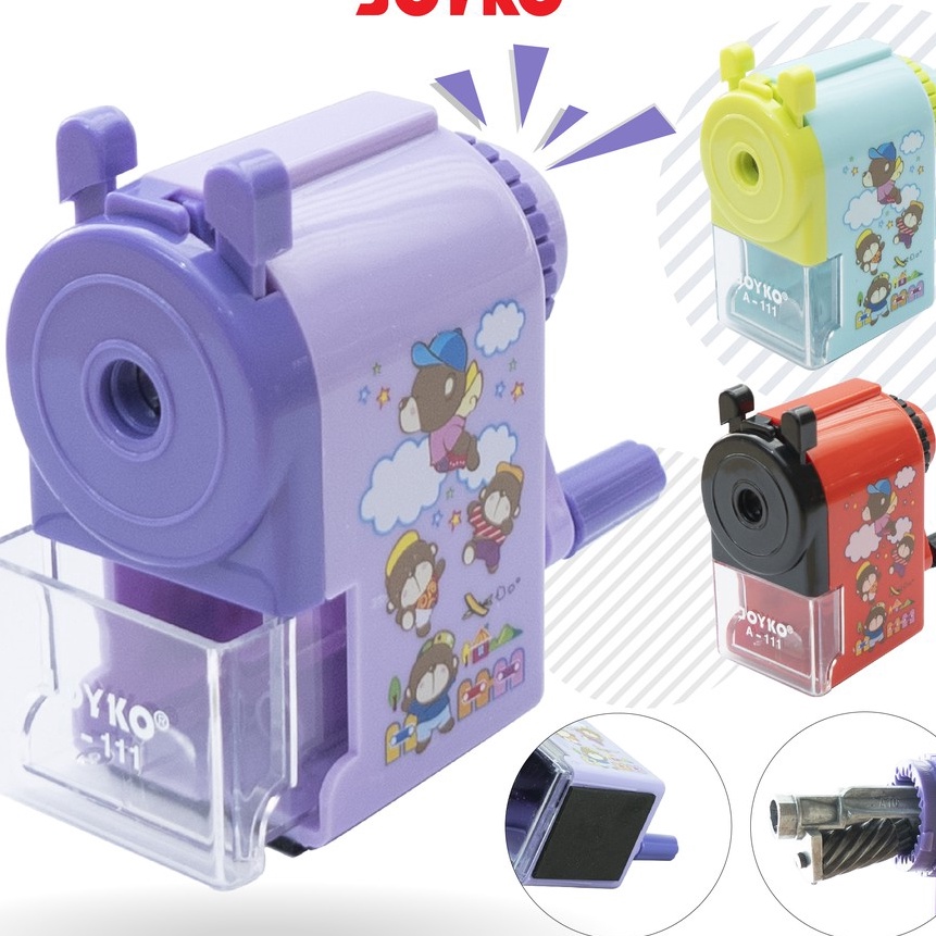 

(F-J➛㊚P) Sharpener Rautan Serutan Putar Joyko A-111/ top.produuk..