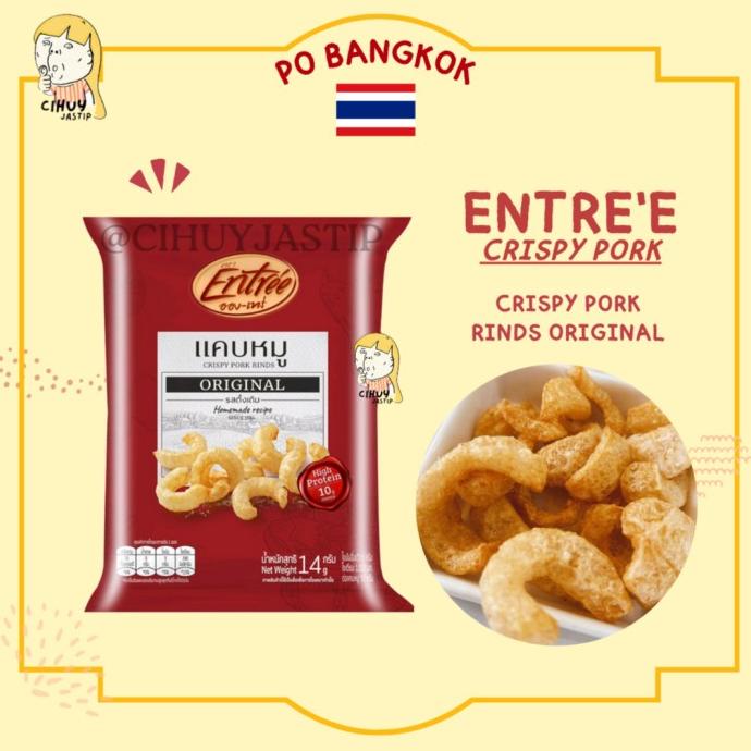 

READY STOCK ENTREE CRISPY PORK RINDS SNACK BANGKOK THAILAND !!!!!