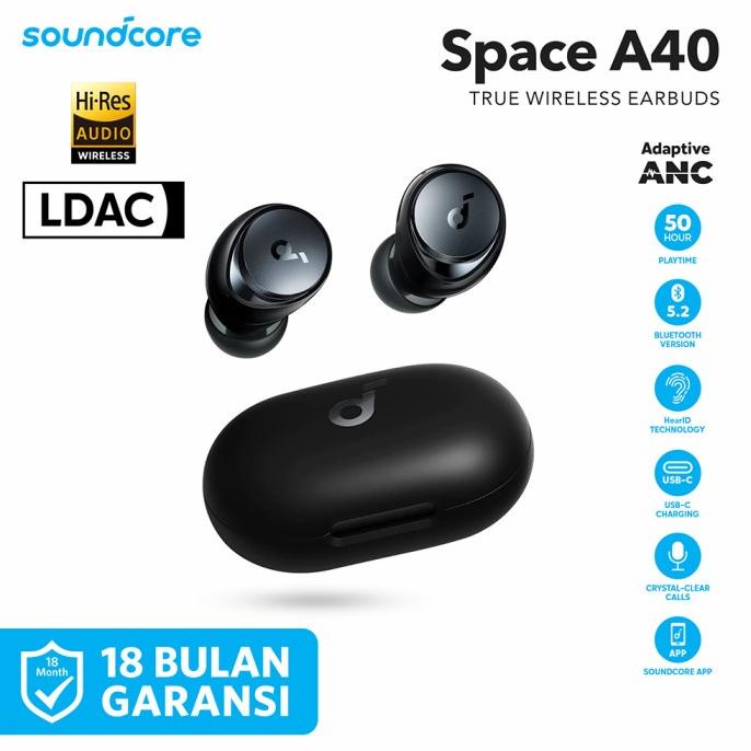 Earphone TWS Anker ANC Soundcore Space A40 - A3936